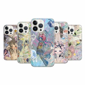 Aya Takano Phone Case Aesthetic Cover for iPhone 16 Pro, 15, 14, 13, 12, 11, Google Pixel 9 Pro, 8, 7A, Samsung Galaxy S24 fe, A16, A55