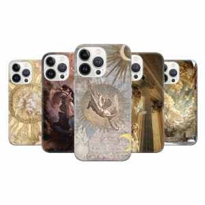 Coque de portable mythologie grecque Statue de la Grèce antique pour iPhone 16 Pro, 15, 14, 13, 12, 11, Google Pixel 9 Pro, 8, 7A, Samsung S25, S24 FE,