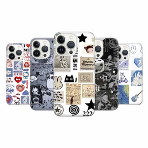 Funda para teléfono con tablero de estado de ánimo japonés, estética japonesa, para iPhone 16 Pro, 15, 14, 13, 12, 11, Google Pixel 9 Pro, 8, 7A, Samsung S25, S24 F