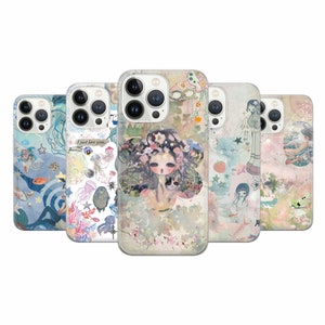 Funda para teléfono Aya Takano con diseño de tablero de estado de ánimo japonés para iPhone 16 Pro, 15, 14, 13, 12, 11, Google Pixel 9 Pro, 8, 7A, Samsung S25, S24 FE, A26,