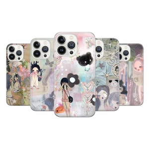 Aya Takano Phone Case Aesthetic Natura Cover for iPhone 16 Pro, 15, 14, 13, 12, 11, Google Pixel 9 Pro, 8, 7A, Samsung Galaxy S24 fe, A16, A