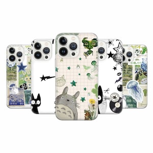 Funda para teléfono con tablero de estado de ánimo japonés, estética japonesa, para iPhone 16 Pro, 15, 14, 13, 12, 11, Google Pixel 9 Pro, 8, 7A, Samsung S25, S24 F