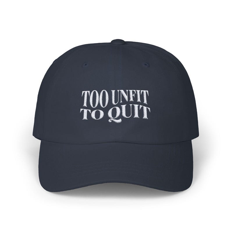 Gorra de gimnasio bordada divertida, gorra bordada motivacional para hacer ejercicio, gorra de papá con humor fitness, regalo para amantes del gimnasio, gorra sarcástica imagen 2
