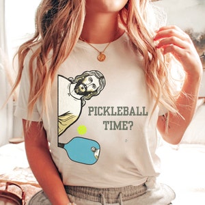 Maglietta divertente di Gesù per il Pickleball Time, maglietta divertente per il Pickleball, maglietta di Gesù, regalo per giocatori di Pickleball, regalo per pickleball, regalo per giocatori di pickleball