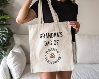 Custom Funny Grandma Tote Bag, Grandma Nana Gigi Tote Bag, Mothers Day Gift, gift for nana, grandma present, grandma gift, grandma birthday