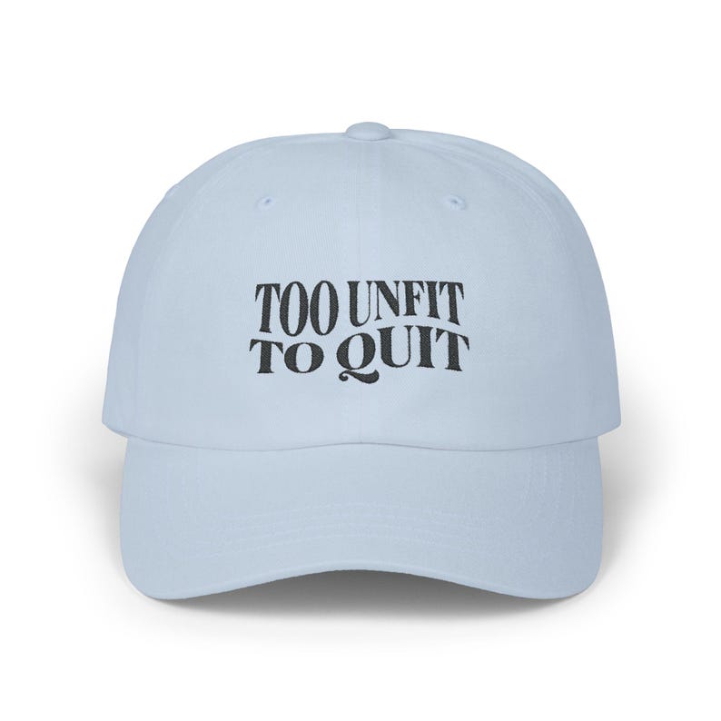 Gorra de gimnasio bordada divertida, gorra bordada motivacional para hacer ejercicio, gorra de papá con humor fitness, regalo para amantes del gimnasio, gorra sarcástica imagen 5
