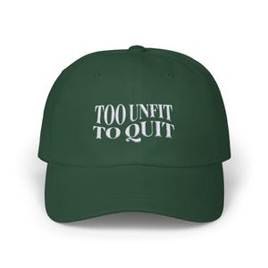 Gorra de gimnasio bordada divertida, gorra bordada motivacional para hacer ejercicio, gorra de papá con humor fitness, regalo para amantes del gimnasio, gorra sarcástica imagen 4