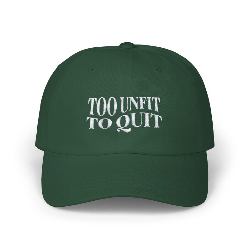 Gorra de gimnasio bordada divertida, gorra bordada motivacional para hacer ejercicio, gorra de papá con humor fitness, regalo para amantes del gimnasio, gorra sarcástica imagen 4
