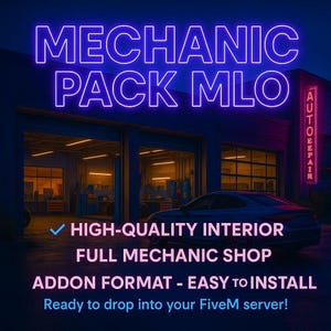 10 MLO メカニックパック FiveM