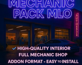 10 MLO MECHANIC PACK FiveM