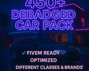 450+ debadged cars | Car Pack FIVEM