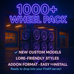 1000+ Wheel Pack for FiveM – Addon Ready!