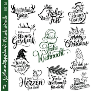 ドイツのプロッター ファイル メリー クリスマス |クリスマス SVG バンドル |クリスマス svg |レタリング クリスマス ドイツ語 | 写真 クリスマスのレタリングシルエットクリカット