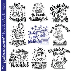 File plotter Babbo Natale segreto - Sei importante per me - Cricut Silhouette - Regalo Babbo Natale segreto - Raysin - Rub ons - Natale in formato SVG - File laser Babbo Natale segreto