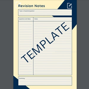 SmartNotes: Digital Cornell Note-Taking Template for Enhanced Learning