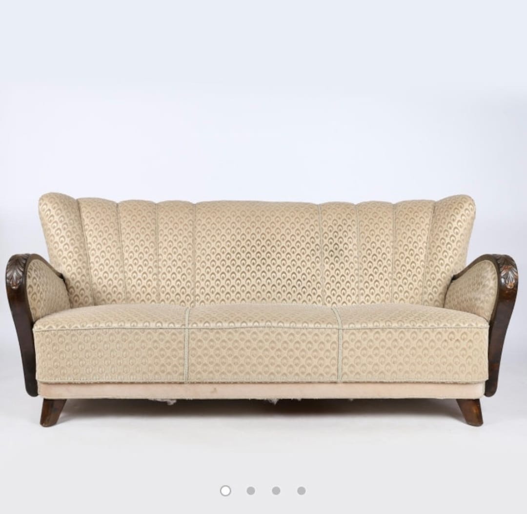 Danish Art Deco 3-seat Sofa - Etsy