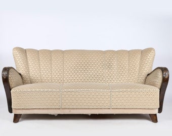Danish Art Deco 3-Seat Sofa