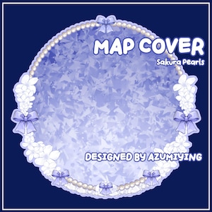 Sakura Pearl Game Map Cover [Blue]