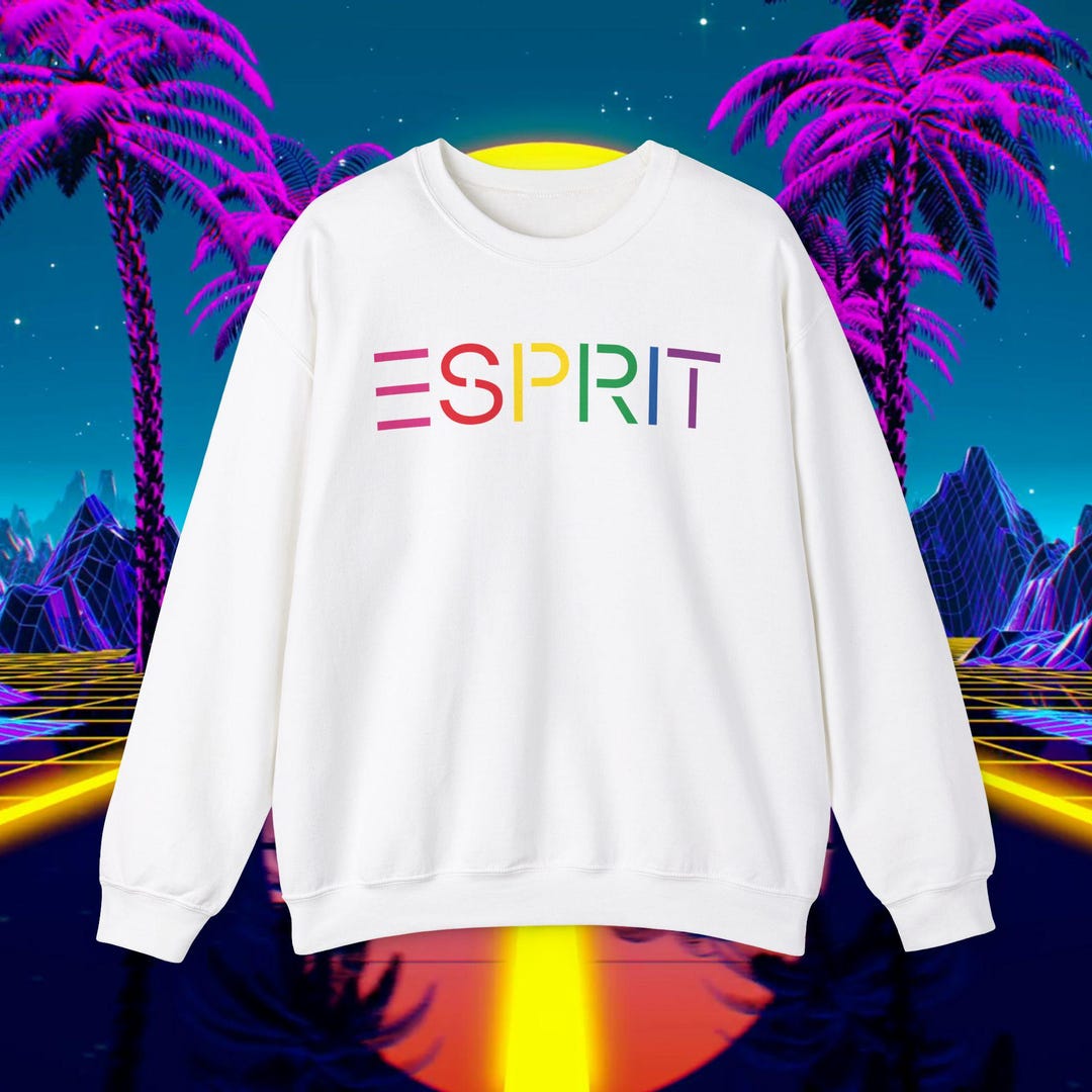 Custom ESPRIT vintage 1980s design sweatshirt, Unisex for men and women, sweater