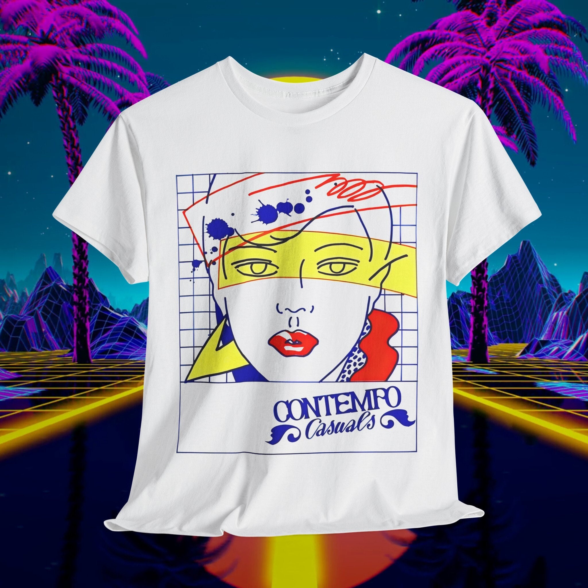 Custom Contempo Casuals Tshirt Unisex - Retro 80s 90s Vintage Men and Women shirt
