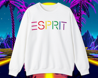 Custom ESPRIT vintage 1980s design sweatshirt, Unisex for men and women, sweater