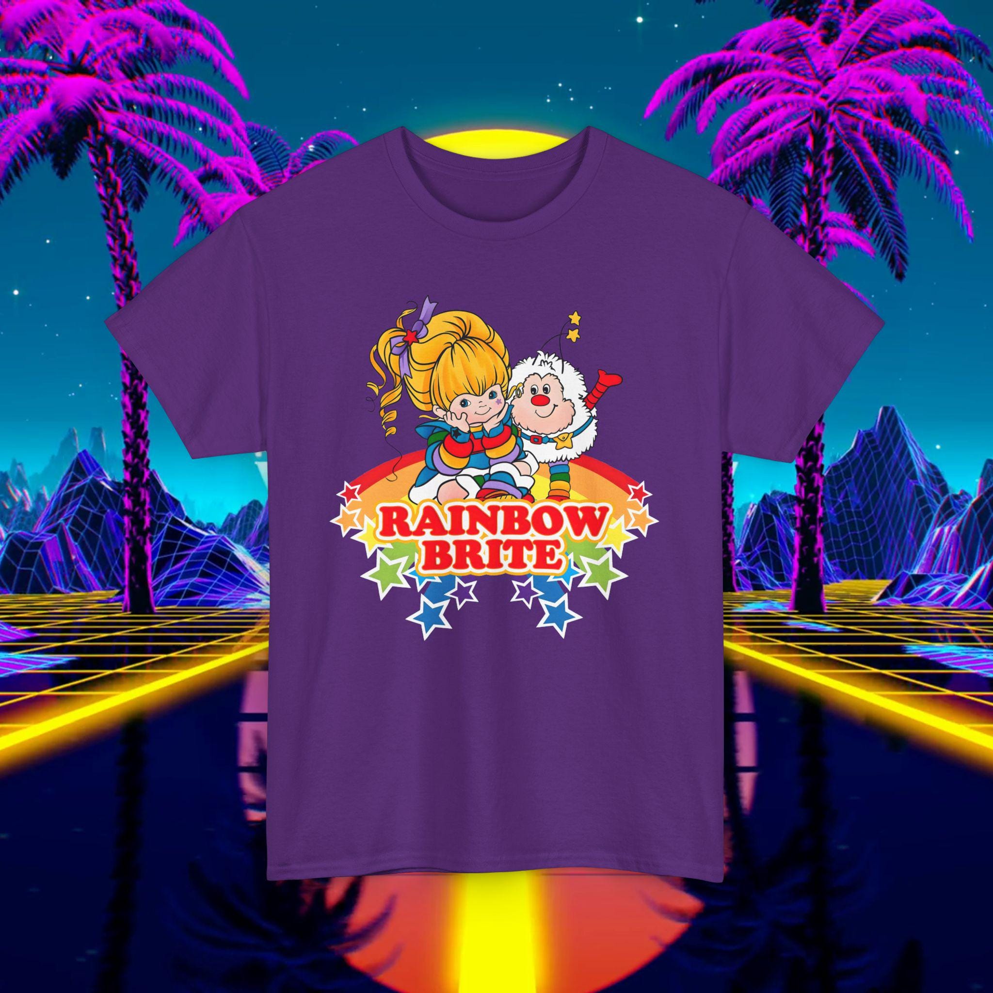 Rainbow brite shirt - Etsy 日本