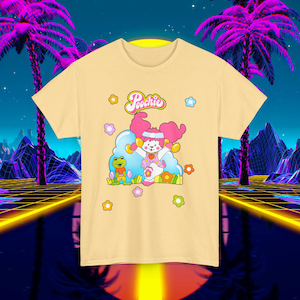 T-shirt vintage des années 1980 pour chien Poochie - Design d'exercice rétro - T-shirt unisexe - caniche