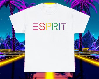 Custom ESPRIT vintage 1980s design T-shirt, Unisex for men and women shirt Tee