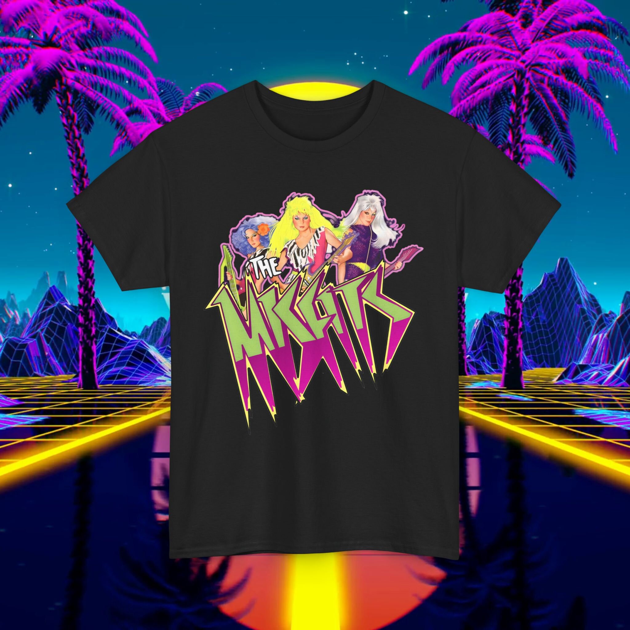 Custom Jem and the Holograms T-shirt Star the Misfits - 80s