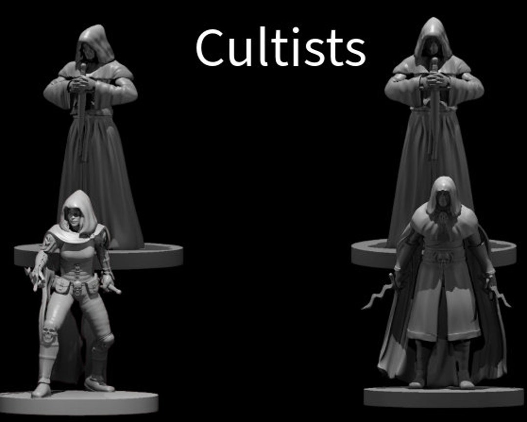Cultist for D&amp;D 5e and Pathfinder Crafted by MZ4250 for Tabletop ...