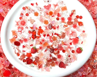 50/100/150Pcs Assorted DIY/Nail Charms- Strawberry, #NC11