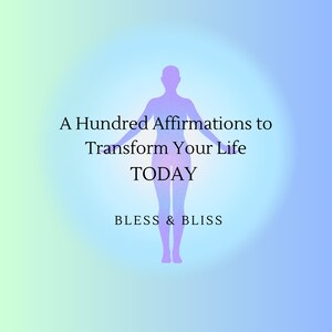 Digital Download  100  affirmations  manifest transformation change  your life motivation Meditation sheet positivity list to selfgrowth
