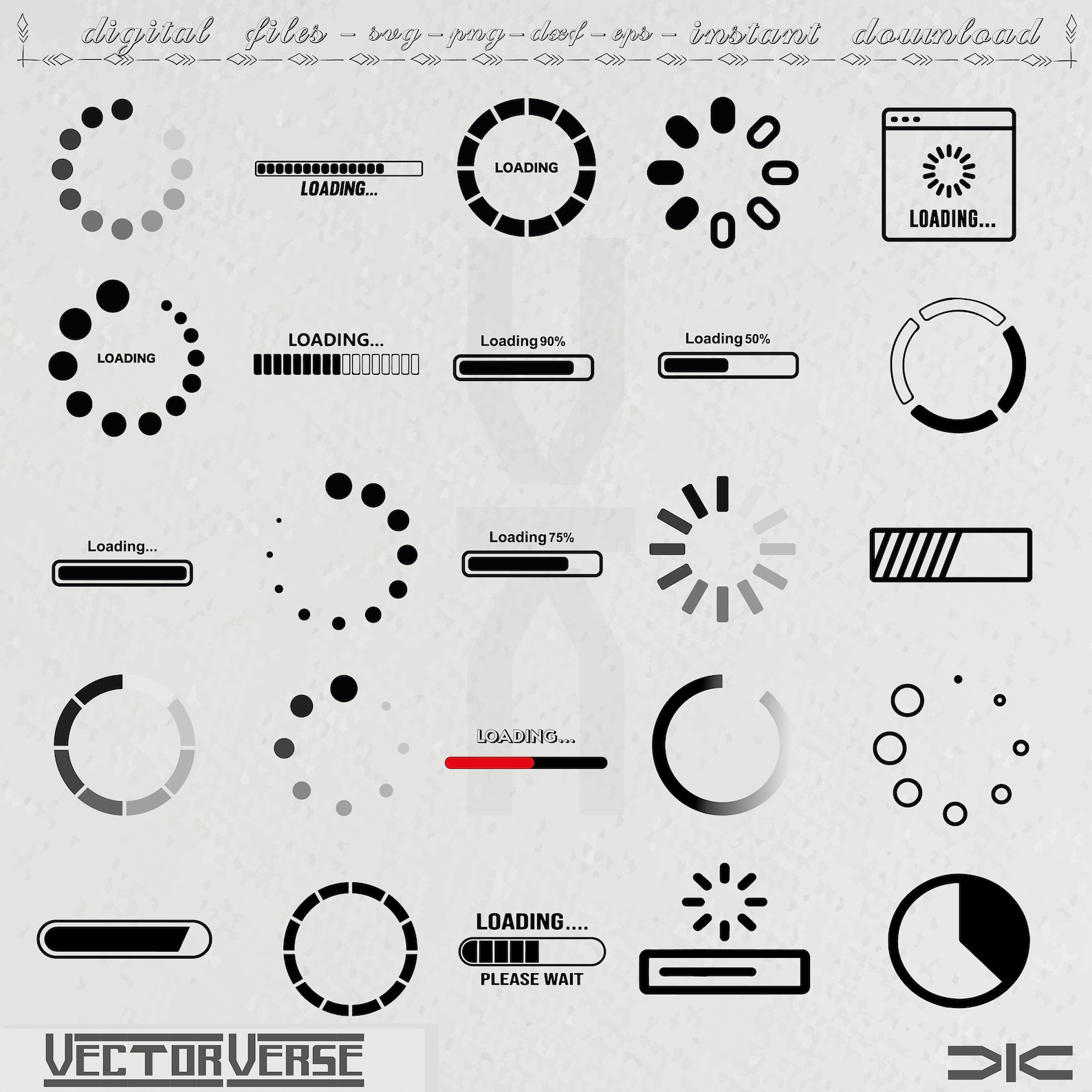 Loading Bar Svg Bundle Loading Svg Loading Icon Svg Loading Please Wait ...