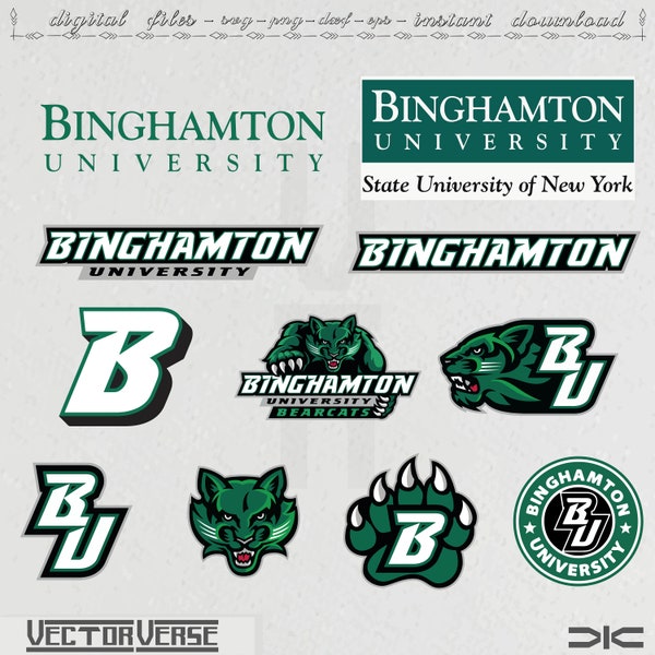 Binghamton University Svg Bundle,College Designs,University Sweatshirt,Silhouette,Clipart, binghamton bearcats, bearcat svg, cut file,cricut