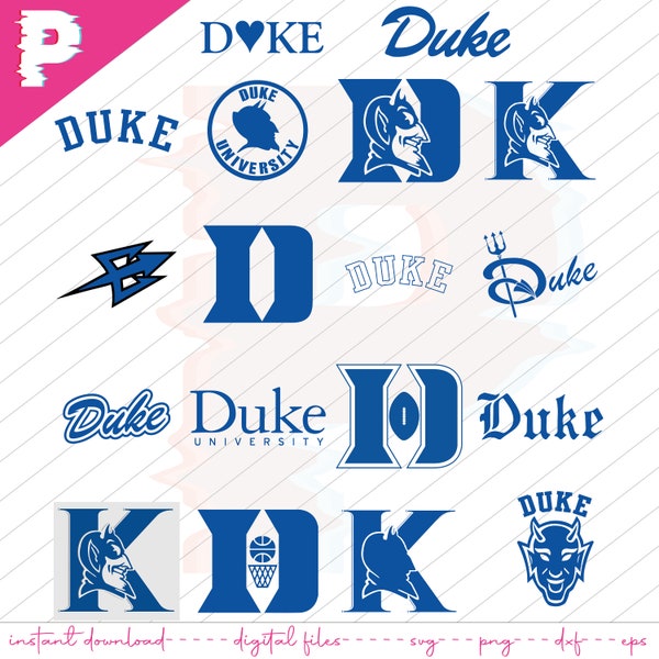 Duke University Svg, Duke Basketball, War Eagle Svg, Duke Blue Devils Svg, University Svg, College, Vinyl Cricut, Svg, Png, Dxf, Eps