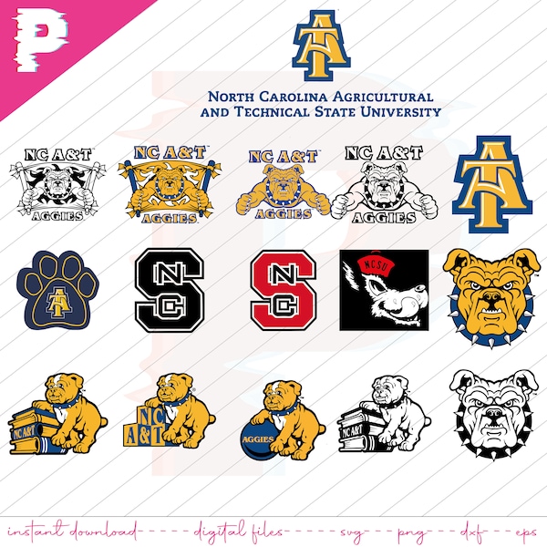 NC A&T Aggie Pride Svg,University Svg,Aggie Pride,Graduate Svg,Ai,Png,Pdf,Dxf,Eps