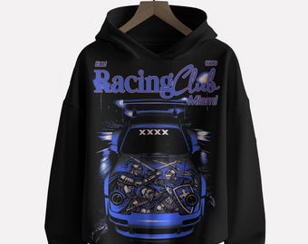 Racing Club Miami PNG – Streetwear Race Car Graphic (DTG/DTF)