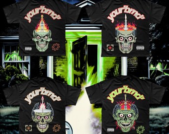 Crazy Dreams 4-Pack Canva Editable Template | Horror Streetwear POD Design Bundle