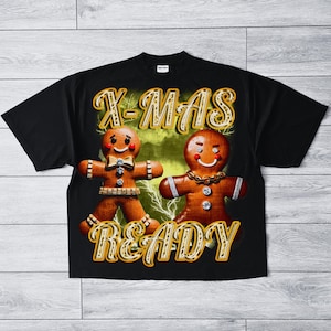 Christmas Gingerbread Man Streetwear PNG TEE Design | 5000x5000 Transparent PNG | Commercial Use Up to 1000 Sales