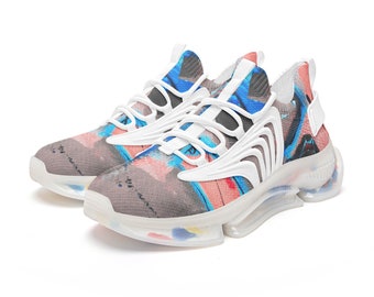 Artful Sole "Vivid Velocity" Unisex Low Top Mesh Sneakers