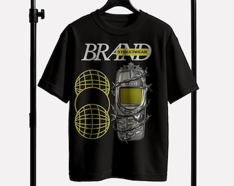 Chrome Streetwear-graphics: bewerkbaar canva-sjabloonpakket (klaar voor POD)