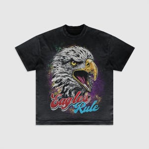 Eagles Rule PNG: Edgy Streetwear Design (Commercial Use)