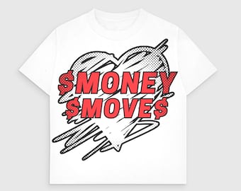 Money Moves, png-bestand: halftone hartafbeelding (5000 x 5000 transparant)