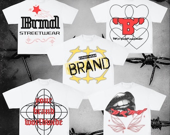 Streetwear T-Shirt Design Bundle: 22 Canva Templates (Instant Download)