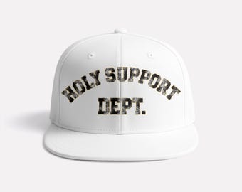 Holy Support Dept PNG: Christian Streetwear Designs (Commercial Use)