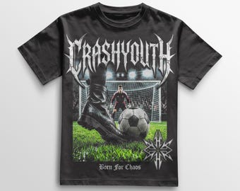 Crash jeugdvoetbal, png PNGEgg | Dark Gothic Y2K-voetbalafbeelding (digitale download)