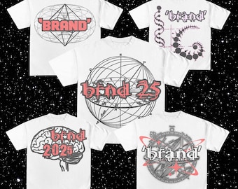 Y2K Streetwear T-Shirt Designs: 15 Canva Vorlagen (Digitaler Download)