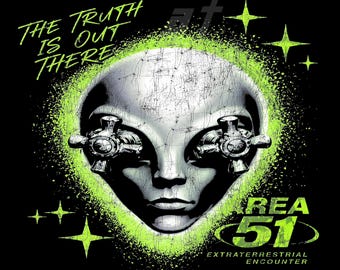 Area 51 Alien, png PNGEgg | Buitenaardse streetwear-afbeelding (digitale download)