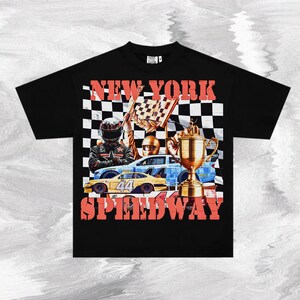 Projekt koszulki New York Speedway Racing PNG | 3000x3000 Przezroczysty PNG | Wykorzystanie komercyjne dla 500 sprzedaży | Styl uliczny