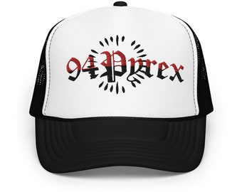 De beroemde 94PYREX Foam Trucker Hat, Streetwear Trucker Hat, Unisex Trucker Hat